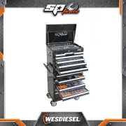 SP Tools 549 Pcs Custom Series Tool Kit Socket Spanner - Metric/SAE Black/Chrome