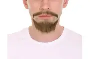 Men's Goatee Style Beard Set | Brown Cosplay Facial Hair M-1173