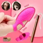 Finger Vibrator Mini G Spot Nipple Clitoris Stimulator Sex Toys for Women Couple