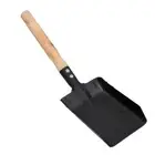 Wooden Handle Dustpan Ash Shovel Gardening Tools Fireplace Cleaning