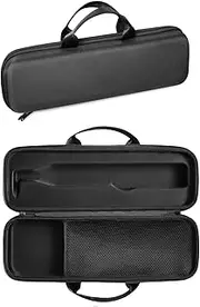 EUGOOCX Hard Travel Case Storage Bag for Dyson Airstrait Hairdryer Straightener Portable Protective Case (Black)