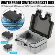 Generic Waterproof Outdoor Double Switched Socket Box IP66 Outside Use