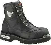 Harley-Davidson Women's Stealth 5.25-Inch Lace-Up Motorcycle Boots, Black D81641