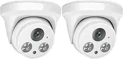 5MP 4MP POE IP Dome Camera H.265 CCTV Night Vision Home Video Recording Survellance Camera(2PCS 4MP)