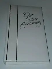Hallmark Stories Our Silver Wedding Anniversary Keepsake Memory Photo Album
