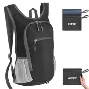 Qcute 15L Hiking Backpack Lightweight 15L - Maximum Load 10KG ( 22 LB ) Black
