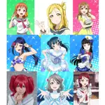 出清現貨 LOVELIVE水團 萬用多款角色★送髮網★千歌鞠莉田花丸果南善子黛雅露比渡邊曜梨子COS高溫絲造型假髮