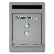 Uc025k Safe, 0.23 Cu Ft, 6 X 12.3 X 8.5, Silver UC025K SENTRY UC025K