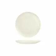 48x Coupe Plate 180mm White Matte Luzerne Linen Commercial Cafe Dining Crockery