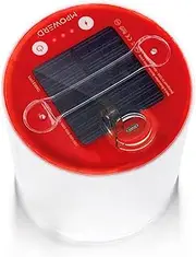 MPOWERD Luci EMRG: New Version | Solar Inflatable Lantern | 25 Lumens RGB LEDs | Lasts Up to 24 hrs | Rechargeable via Solar or USB-C | Waterproof | Camping, Power Outages, Hurricanes, Emergency Kits