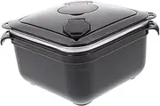 Gatuida Sturdy and Stainless Steel Lunch Box Insulated Rice Bowl Square Noodle Bowl Ramen Lid