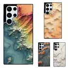 For Samsung Galaxy Z Fold Flip 3 4 5 6 Trail topo map lines Anti scratch Cover