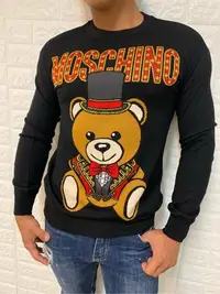 在飛比找Yahoo!奇摩拍賣優惠-Moschino 男女款 魔術熊 針織上衣 限量款