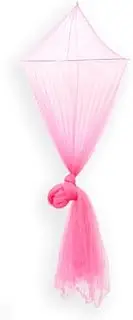 HOLIDYOYO Pink Bed Canopy Net Mosquito Net for Baby's Room Detachable Easy to Clean Dome Bed Canopy for Boys and Girls Light Frame