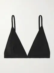 [TOTEME] TOTEME - Triangle Bikini Top - Black - large large Black