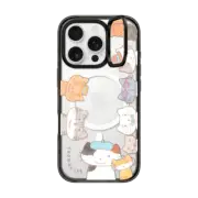 iPhone 16 Pro Impact Ring Stand Case MagSafe Compatible WAKE UP! CATS