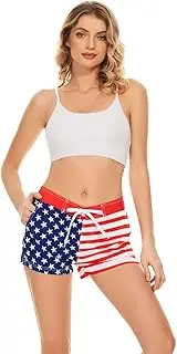 [REDTURKEY] Women's Swim Trunks Quick-Drying Swimming Shorts with Lining