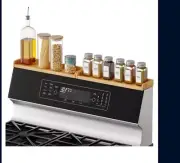 Bamboo Over The Stove Shelf Organizer Spice Rack