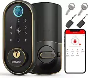 Smart Keyless Entry Door Lock - Fingerprint Electronic Deadbolt Touchscreen