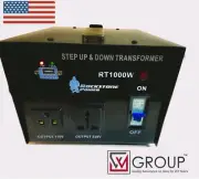 ROCKSTONE POWER Voltage Converter Transformer - Step Up/Down 110V/120V/220V/240V
