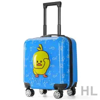 在飛比找樂天市場購物網優惠-HL 兒童拉桿箱女孩卡通行李箱男孩寶寶旅行箱小型18寸皮箱密