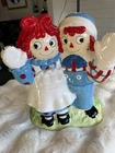 Raggy ann and Andy cookie jar treasure craft new inbox 1998 Vintage