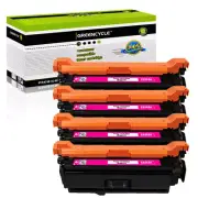 4PK Magenta Toner For HP CE403A 507A LaserJet 500 MFP M570dn M570dw MFP M575c