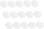 15pcs Diy Snowman Plastic Snow Globe Kit Winter Snow Globe Craft Christmas Snow Decor Snow Goble Crafting Water Globe Kit for Holiday Decorations