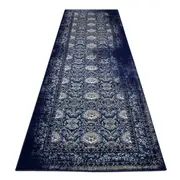 Sahara 100 in Navy Hallway Runner Rug