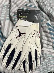 Air Jordan PE SuperBad 5.0 Football Gloves New England Patriots D’onta Hightower