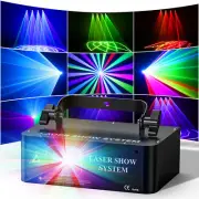 3D RGB Animation Effect Laser Scanner Projector DMX Stage Party DJ Laser Light