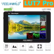 FEELWORLD LUT7 PRO 7 Inch Field Video Monitor 2200nit 4K HDMI 3D LUT HDR Full HD