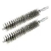 M6 Steel Wire Pipe Tube Sweep Cleaning Chimney Brush 20mm Diameter 2pcs