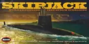 Moebius 1400 US Submarine Skipjack 1/72 Scale Plastic Model Kit