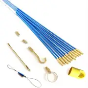 Electrician Tie Rod Fiberglass Cable Pusher Tool 10 Pack for Efficient Wiring