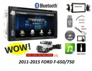 2011-2015 Ford F-650/750 Bluetooth touchscreen DVD CD USB CAR STEREO (for: Ford)