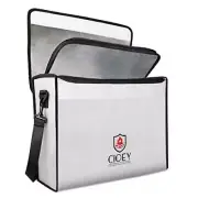Fireproof Document Bag - Fireproof Box Thermal Insulated Fireproof Safety Box...