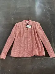 St John Collection Blazer Jacket Red Clay Paprika NWT $1445