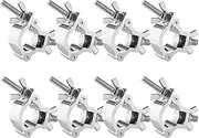 1.18-1.38 Inch Truss Clamp Stage Lights Clamp, 8PCS WorldLite Premium Lighting Clamps for DJ Lighting Par Lights Spot Lights, Fit for 30-35mm OD Tube/Pipe, Heavy Duty 165lb Load Capacity