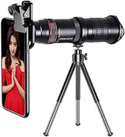 High Power High Power Monoculars for Adults and Kids with Tripod and Smartphone Holder - Clear BAK4 Prism for Bird Watching, Camp