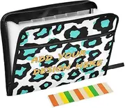 Custom Office Supplies Folders 13 Pockets A4 Letter Size Customization Receipt Organizer with Zipper Closure for Document Storage Vleopard Spots para guardar