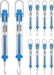 Spring Scale, Hanging Scale, Hanging Tube Spring Scale, 10 Pack 30N Transparent Spring Balance Hanging Tube Spring Scale