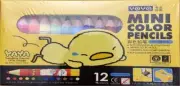 1 pack of Mini Color Pencil 12 Colors per pack, including Pencil Sharpener