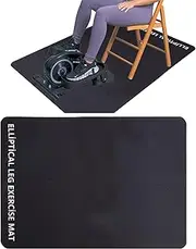 NICENEEDED Non-Slip Mat for Elliptical Trainer, Silicone Underlay for Elliptical Training Device, Elliptical Machine Mat