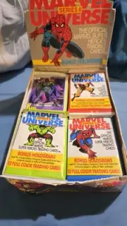 1x Marvel Universe Series II Unopened Pack Trading Cards Impel 1991 Fe
