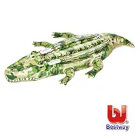 在飛比找蝦皮商城優惠-[免運]Bestway鱷魚助浮充氣坐騎41090-浮板浮排夏