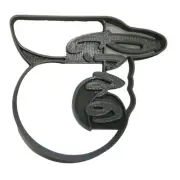 NUMBER 5 WITH WORD ON SIDE DETAILED COOKIE CUTTER MADE IN USA PR5045