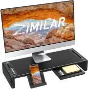 Zimilar Monitor Stand, Width Adjustable Monitor Riser, Foldable Monitor Stand Ri