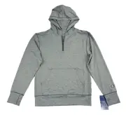 Champion Mens All-Day MVP 1/4-Zip Pullover Hoodie Gray S