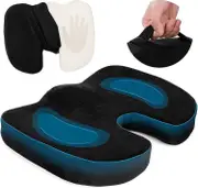 Orthopedic Seat Cushion, Memory Foam Seat Cushion, For Ergonomic Hemorrhoids Seat Cushion